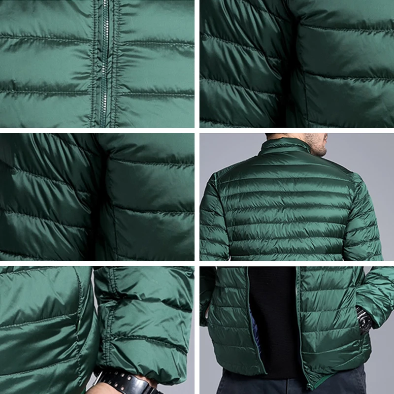 Outdoor Winter Ultra-thin men's short section slim collar double-sided White duck down jacket 006
Outdoor Winter Ultra-thin men's short section slim collar double-sided White duck down jacket 006