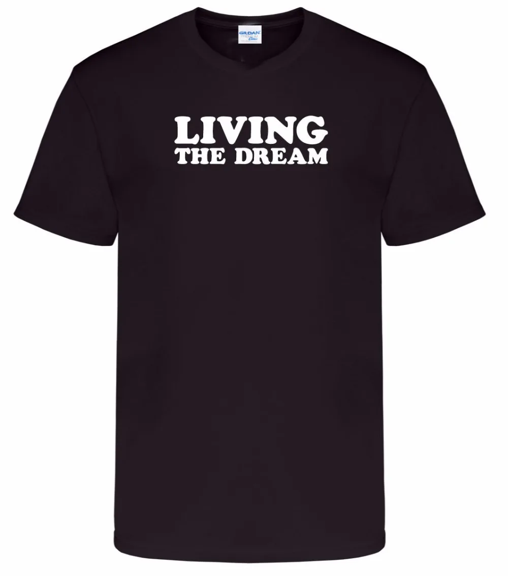 2019 New Summer Men Hot Sale Fashion blank T shirt vintage quote Living The Dream blank t shirts Summer Style
2019 New Summer Men Hot Sale Fashion blank T shirt vintage quote Living The Dream blank t shirts Summer Style