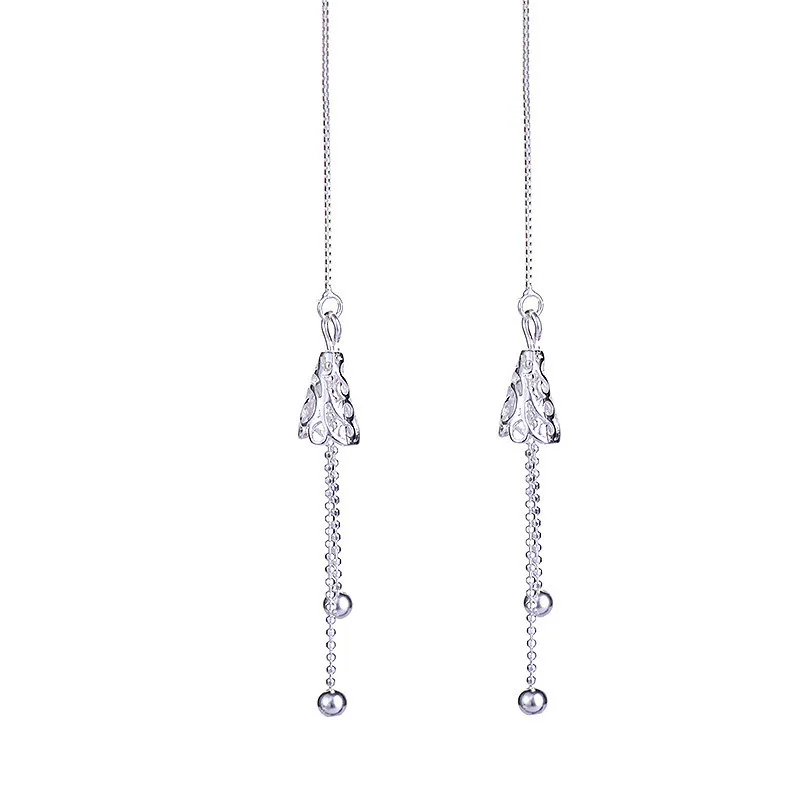 Flyleaf 925 Sterling Silver Hollow Horseshoe Flower Long Tassel Earring For Women High Quality Earings Fashion Jewelry Party
Flyleaf 925 Sterling Silver Hollow Horseshoe Flower Long Tassel Earring For Women High Quality Earings Fashion Jewelry Party