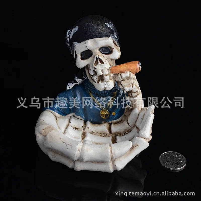 Creative Resin Bar Ashtray Personalized Smoking Skull Ashtray Novel Resin Decoration
Creative Resin Bar Ashtray Personalized Smoking Skull Ashtray Novel Resin Decoration