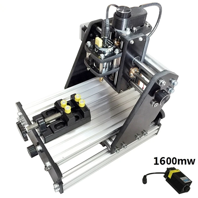 CNC 1510+1600mw laser GRBL control Diy high power engraving machine 3 Axis pcb Milling Wood Router+1.6w | Инструменты