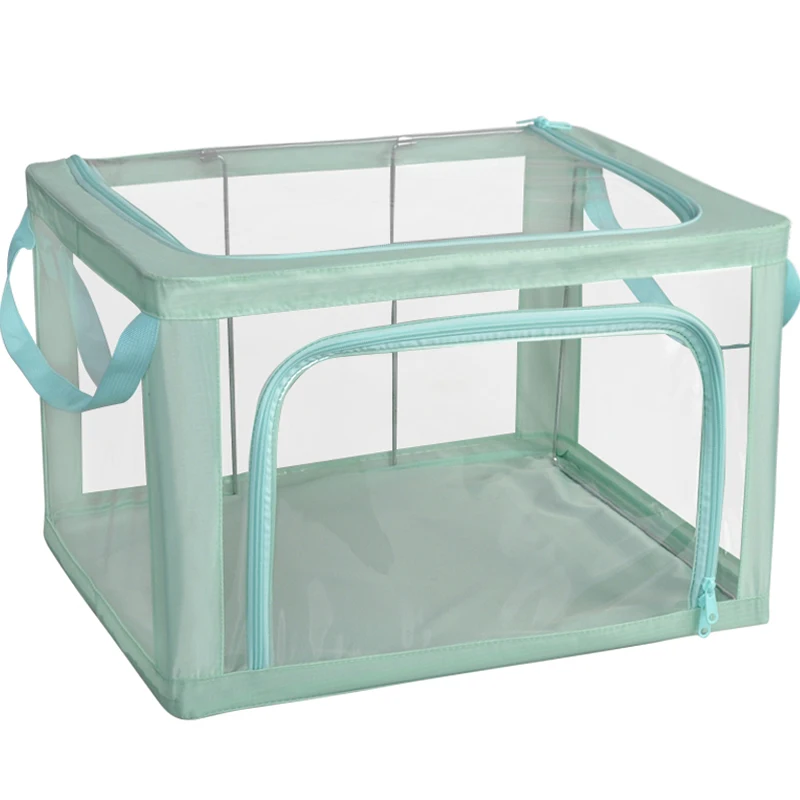 Transparent Clothing Storage Box Cloth Art Collapsible Debris Storage Household Wardrobe Removable Storage Clothing Organizer
Transparent Clothing Storage Box Cloth Art Collapsible Debris Storage Household Wardrobe Removable Storage Clothing Organizer