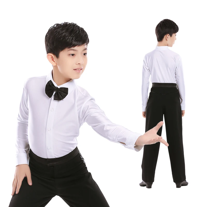 Рубашки для Бальных латинских танцев мужские и детские рубашки с длинным рукавом