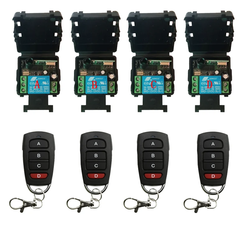 Universal DC 12V 24V 1CH RF mini wireless remote control switch receiver& transmitter garage door / window /lamp
Universal DC 12V 24V 1CH RF mini wireless remote control switch receiver& transmitter garage door / window /lamp