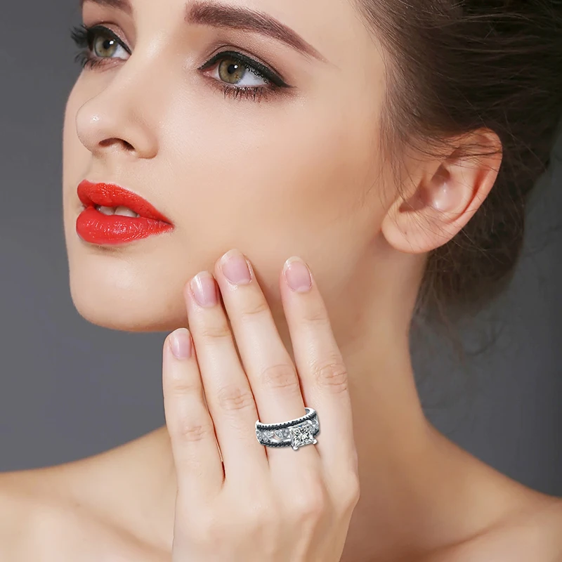 Женское Обручальное кольцо из серебра 925 пробы C020|ring ring|fine jewelryring women |