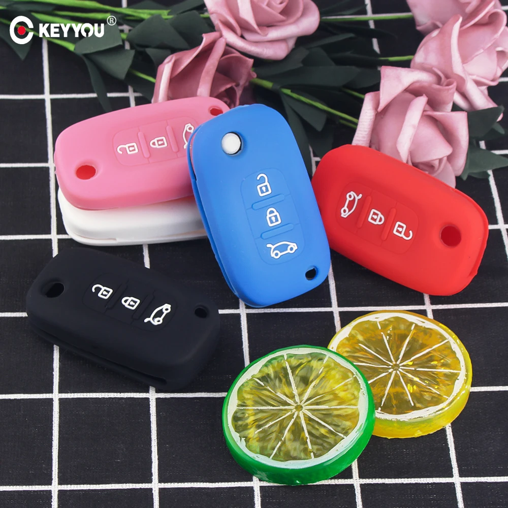 KEYYOU Silicone Rubber Car Key Case Cover For Mercedes Benz Smart City Renault Clio Kango Lada Vesta Granta Priora Sedan Sport
KEYYOU Silicone Rubber Car Key Case Cover For Mercedes Benz Smart City Renault Clio Kango Lada Vesta Granta Priora Sedan Sport
