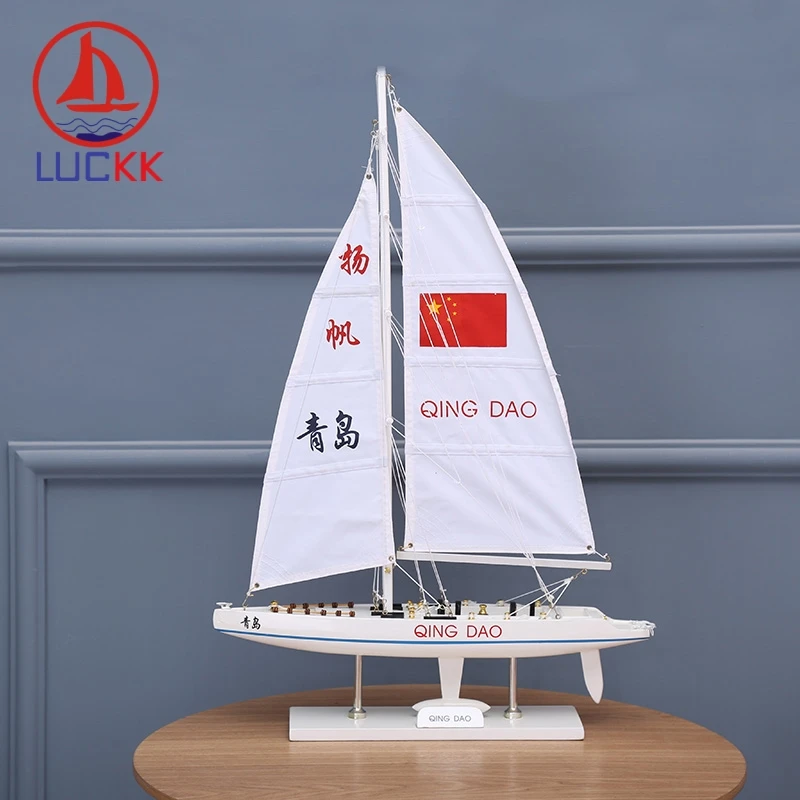 LUCKK 46CM Chinese QING DAO Racing Wooden Model Ships Nautical Home Interior Room Decoration Wood Crafts Figurine Sea Souvenirs
LUCKK 46CM Chinese QING DAO Racing Wooden Model Ships Nautical Home Interior Room Decoration Wood Crafts Figurine Sea Souvenirs