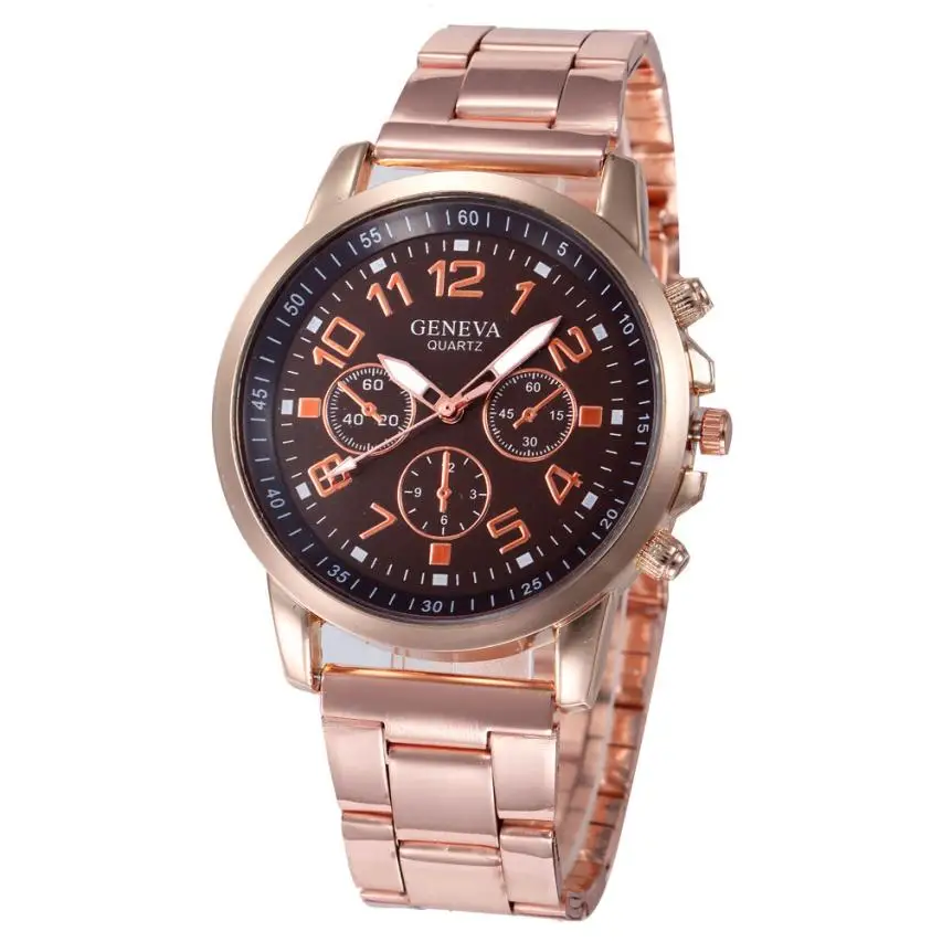 Timezone #502 New Fashion Faux Chronograph Plated Classic Geneva Quartz Ladies Watch Women Crystals Wrist watches
Timezone #502 New Fashion Faux Chronograph Plated Classic Geneva Quartz Ladies Watch Women Crystals Wrist watches