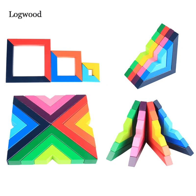 Baby Toy Wooden Building Block Creativity Right angle Colorful Block DIY Chopping Educational Monterssori Rainbow Wooden toys
Baby Toy Wooden Building Block Creativity Right angle Colorful Block DIY Chopping Educational Monterssori Rainbow Wooden toys