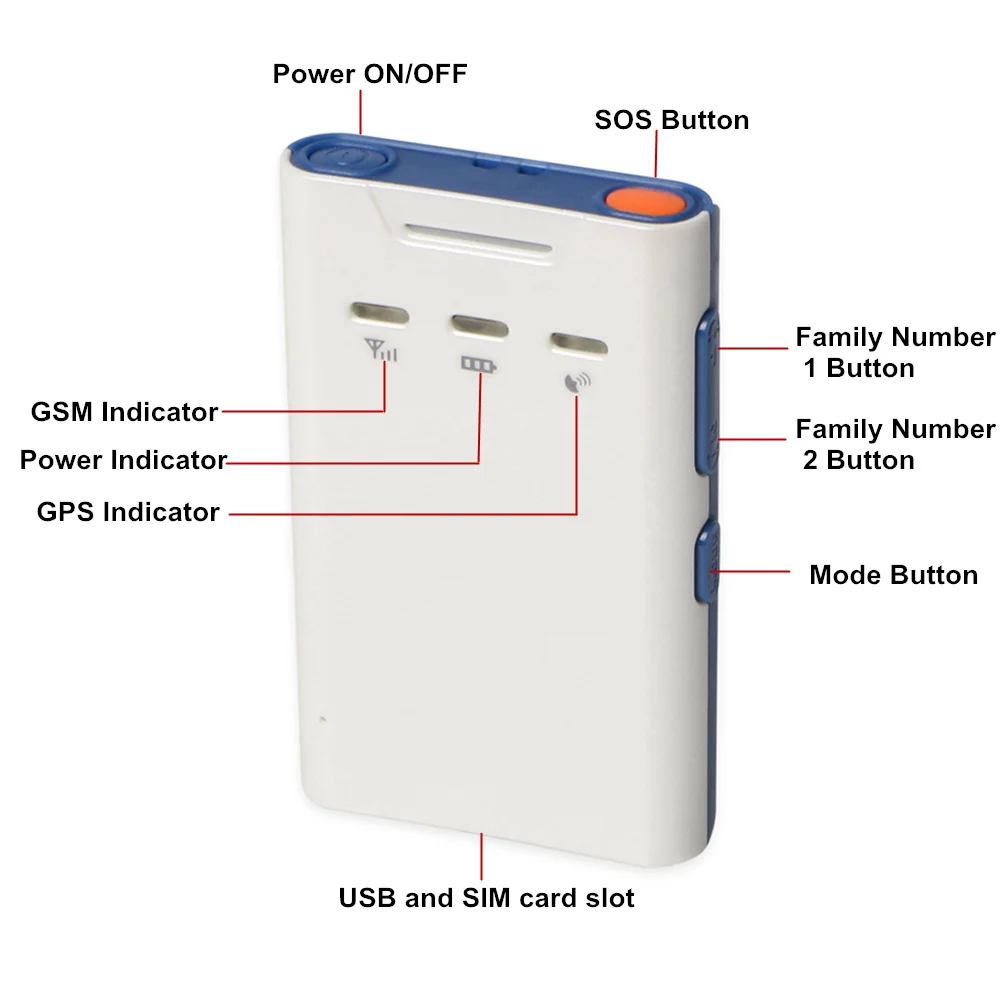 Персональный GPS Трекер GSM GPRS Устройство Слежения GT300 Listen-in Data Logger двустороннюю