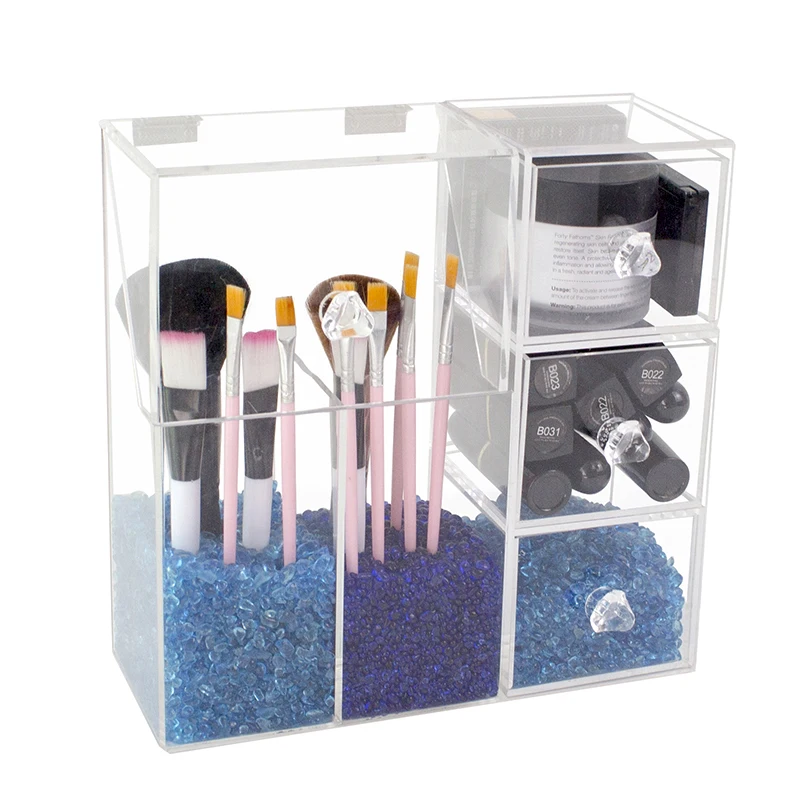 New Hexagon Makeup Brush Cosmetic Case Without Pearls Transparent Acrylic Cosmetics Pencil Case Makeup Organizer Cosmetic
New Hexagon Makeup Brush Cosmetic Case Without Pearls Transparent Acrylic Cosmetics Pencil Case Makeup Organizer Cosmetic