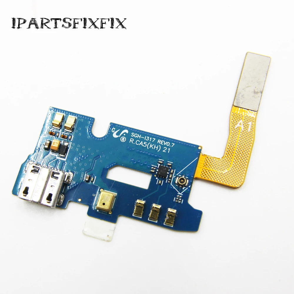 10 шт./лот док станция с usb портом для зарядки гибкий кабель Samsung i317 зарядный порт и