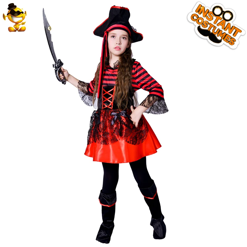Children's Pirate Costume Kids Halloween Girls Costumes Dress up Pirate Dress
Children's Pirate Costume Kids Halloween Girls Costumes Dress up Pirate Dress