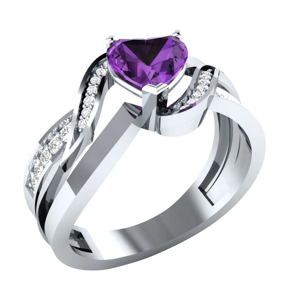 Huitan Unique Heart Ring For Women Trendy Eternal Love Ring Band With Cute Heart Shaped Clear Stone Prong Setting Romantic Ring
Huitan Unique Heart Ring For Women Trendy Eternal Love Ring Band With Cute Heart Shaped Clear Stone Prong Setting Romantic Ring
