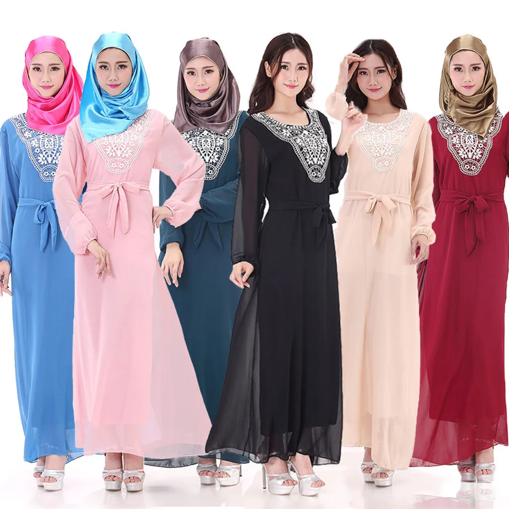 New muslim dress women 2019 fashion Muslim Women's Party Long Maxi Dress Abaya Kaftan Jilbab Islamic Cocktail Robe abaya ramadan
New muslim dress women 2019 fashion Muslim Women's Party Long Maxi Dress Abaya Kaftan Jilbab Islamic Cocktail Robe abaya ramadan