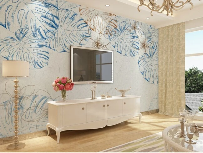 Custom retro wallpaper, color leaf flower murals for the living room bedroom TV background wall waterproof papel de parede 3d
Custom retro wallpaper, color leaf flower murals for the living room bedroom TV background wall waterproof papel de parede 3d