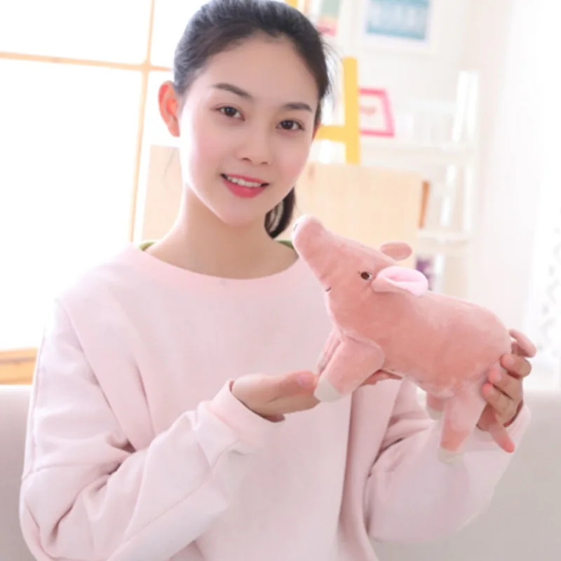 1pc 40-60cm Cute Cartoon Pig Plush Toy Stuffed Soft Animal Doll for Children's Gift Kids Kawaii Girls | Игрушки и хобби