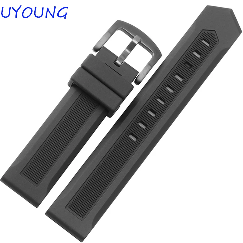 Wholesale 20mm22mm New Hot Black Silicone Rubber Watchband High Quality Strap Traditional pin button Brand Special
Wholesale 20mm22mm New Hot Black Silicone Rubber Watchband High Quality Strap Traditional pin button Brand Special