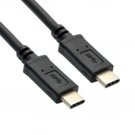 Cablecc USB-C USB 3.1 Type C Male Connector to C Male Charge Cable Black for Tablet &Mobile Phone & Hard Disk Drive
Cablecc USB-C USB 3.1 Type C Male Connector to C Male Charge Cable Black for Tablet &Mobile Phone & Hard Disk Drive