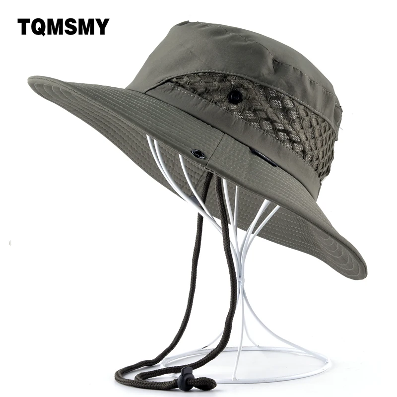 TQMSMY Solid color men's Bucket Hats women Breathable mesh Sun Hat Unisex Summer Panama cap men Fishings Caps Anti-UV Flap bone
TQMSMY Solid color men's Bucket Hats women Breathable mesh Sun Hat Unisex Summer Panama cap men Fishings Caps Anti-UV Flap bone