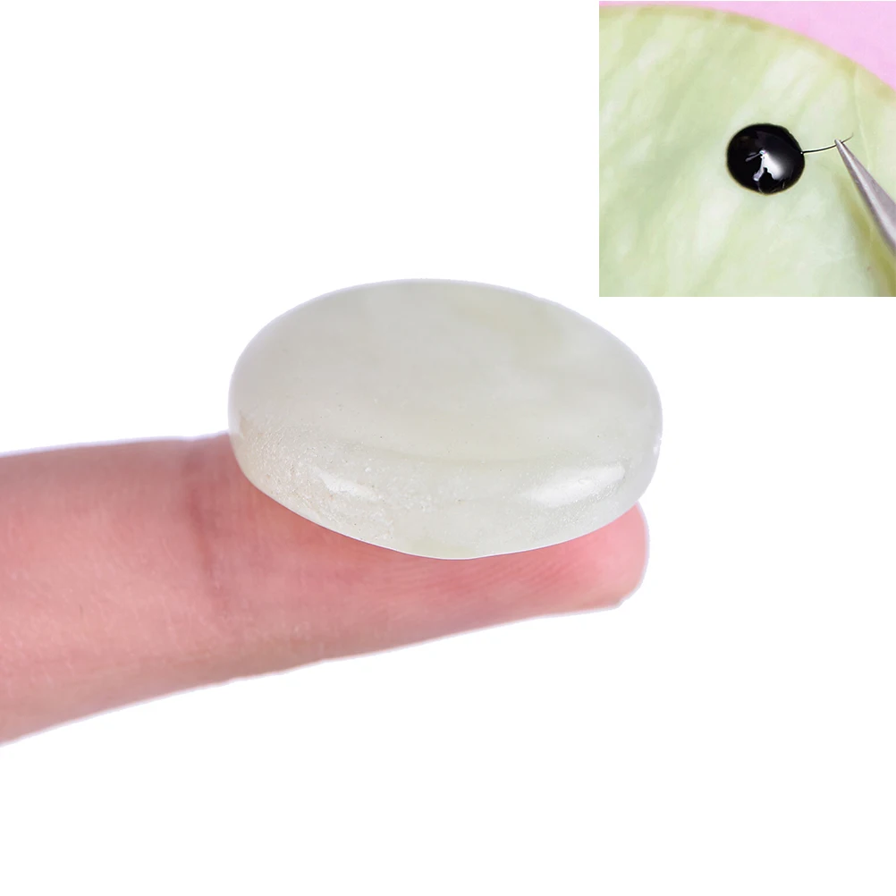 Round Jade Stone Eyelash Extension Glue Adhesive Pallet Stand Holder Fake Eye Lash Makeup Tool
Round Jade Stone Eyelash Extension Glue Adhesive Pallet Stand Holder Fake Eye Lash Makeup Tool