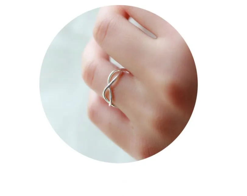 yiustar New Fashion Design Plating Cross Infinite Jewelry Statement Ring Banquet Party Accessories Wholesale For Women | Украшения и