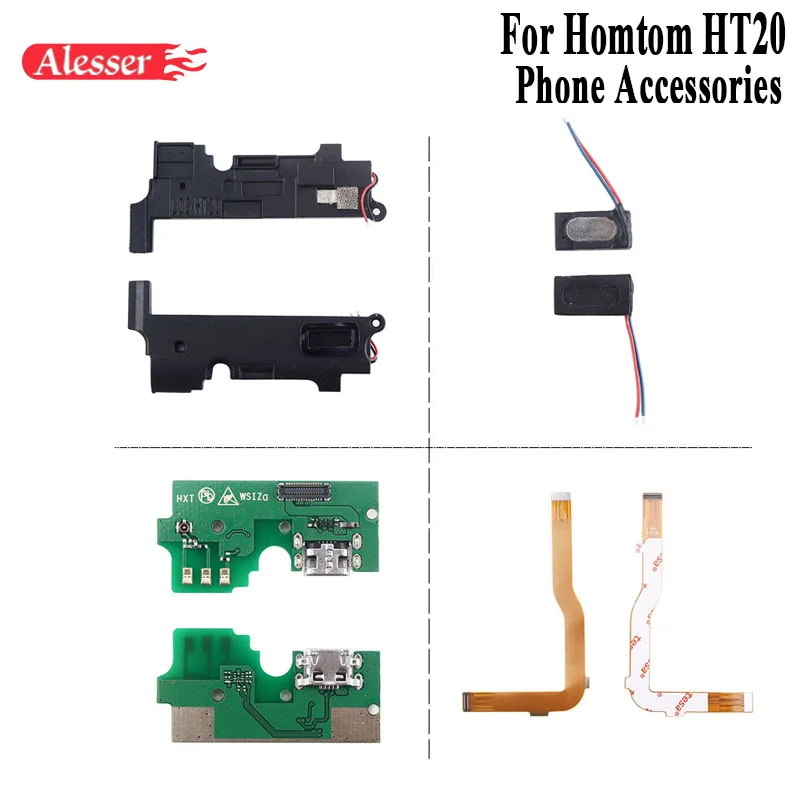 Alesser для HOMTOM HT20 громкий динамик наушник USB разъем плата зарядки материнская FPC