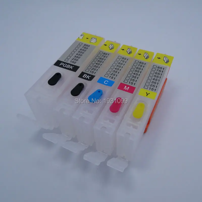 YOTAT 5pcs refillable ink cartridge BCI-350 CLI-351 for Canon PIXUS MG5430 IP7230 MG6330 printer
YOTAT 5pcs refillable ink cartridge BCI-350 CLI-351 for Canon PIXUS MG5430 IP7230 MG6330 printer