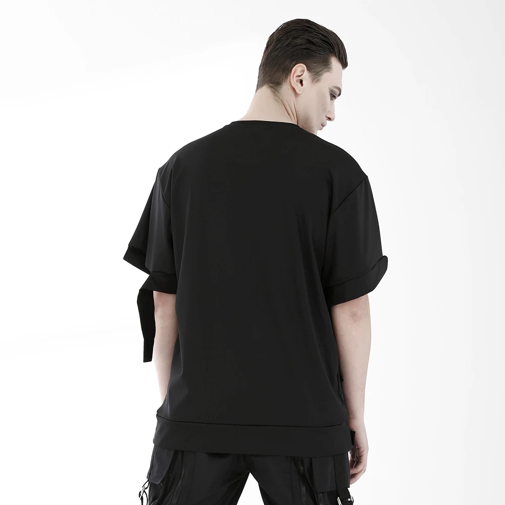 Punk Men Short Sleeve T Shirt Loose Ripped Casual T-shirt Summer O Neck Black Cotton Tee Tops
Punk Men Short Sleeve T Shirt Loose Ripped Casual T-shirt Summer O Neck Black Cotton Tee Tops