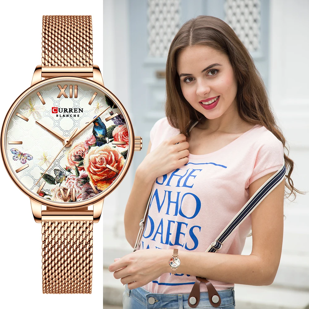 Curren Ladies Watch 2019 Brand Luxury Women Rose Gold Quartz Clocks Female Fashion Wristwatch Top Brand Luxury Unique Design
Curren Ladies Watch 2019 Brand Luxury Women Rose Gold Quartz Clocks Female Fashion Wristwatch Top Brand Luxury Unique Design