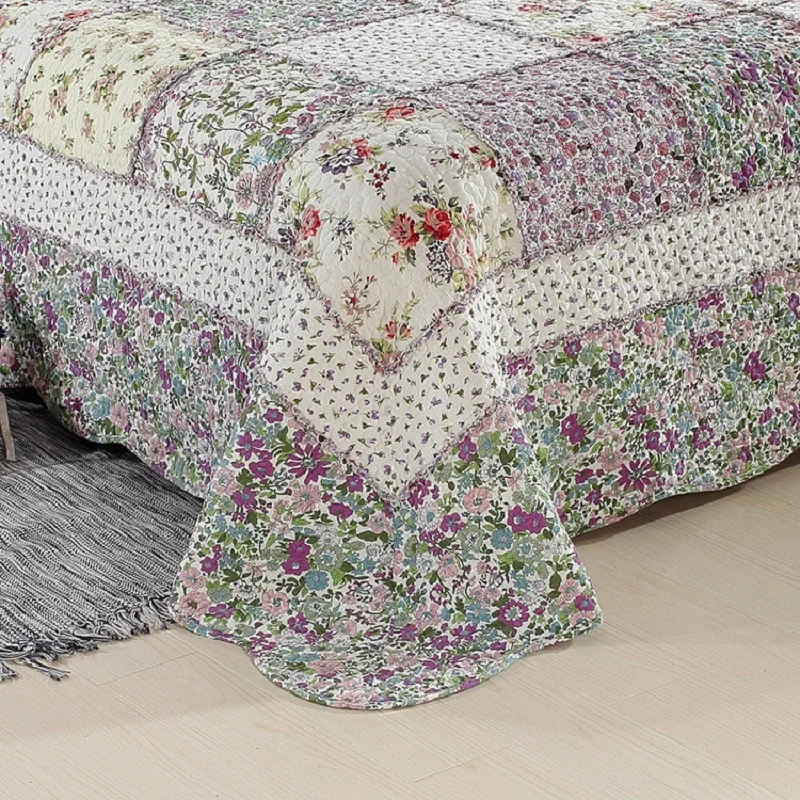 CHAUSUB Floral Quilt Set 3pcs/4pcs Bedspread on the Bed Cotton Patchwork Quilted Blanket Duvet Cover Queen Size Bedding Set
CHAUSUB Floral Quilt Set 3pcs/4pcs Bedspread on the Bed Cotton Patchwork Quilted Blanket Duvet Cover Queen Size Bedding Set