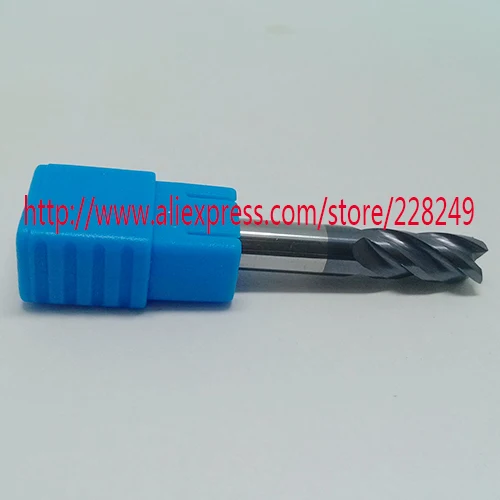 1 шт. D6 * 15 50 HRC45 4 флейты плоский квадратный вольфрамовый Карбид концевые фрезы для