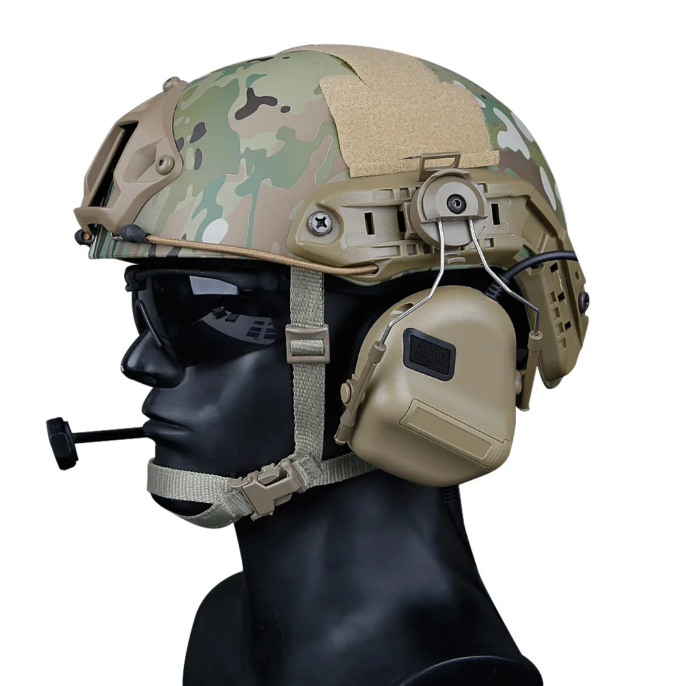 Tactical Helmet Headset with Fast Helmet Rail Adapter Peltor Comtac Headset Outdoor Shooting Military Headphone
Tactical Helmet Headset with Fast Helmet Rail Adapter Peltor Comtac Headset Outdoor Shooting Military Headphone
