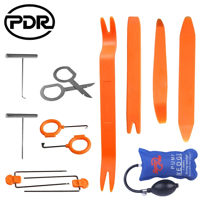 PDR Tool Radio Panel Door Clip Removal Installer Pry Repair Tool Set Pump Wedge Locksmith Tools Hand Household Set
PDR Tool Radio Panel Door Clip Removal Installer Pry Repair Tool Set Pump Wedge Locksmith Tools Hand Household Set
