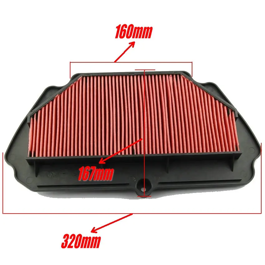 2009-2016 For Kawasaki NINJA ZX-6R ZX636 2009 2010 2012 2013 2014 2015 2016 Motorcycle Air Filter 11013-0036 Moto Air cleaner
2009-2016 For Kawasaki NINJA ZX-6R ZX636 2009 2010 2012 2013 2014 2015 2016 Motorcycle Air Filter 11013-0036 Moto Air cleaner