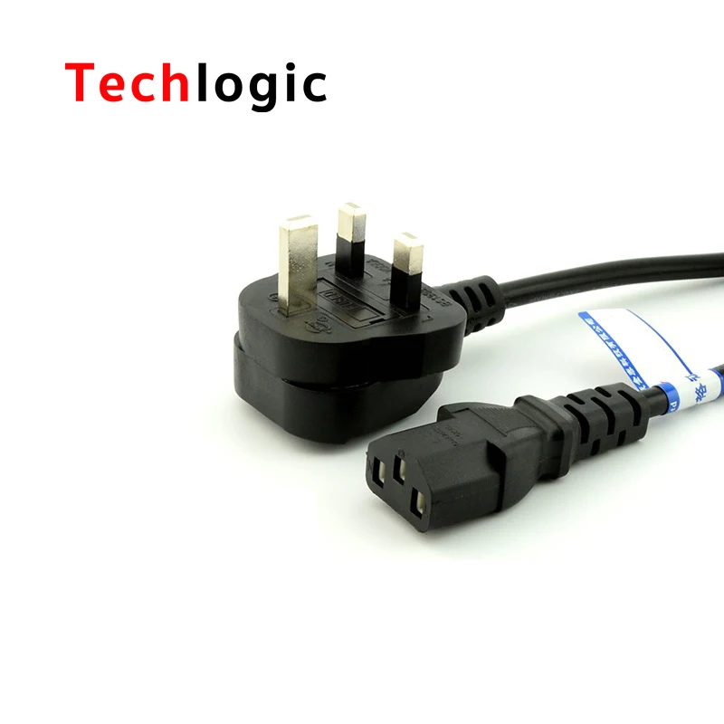 Techlogic UK 1.5m 5ft PC Power Cable 3 Pin Plug Battery Adapter Cord Computer Power Cable for Desktop Computer Printer
Techlogic UK 1.5m 5ft PC Power Cable 3 Pin Plug Battery Adapter Cord Computer Power Cable for Desktop Computer Printer