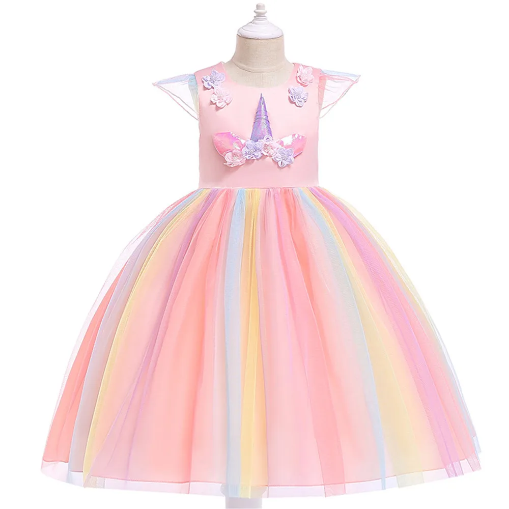 Birthday Dress Fancy Girls Christmas Dress Unicorn Party Flower Girl Dress Elegant Costumes Summer Dresses for girl
Birthday Dress Fancy Girls Christmas Dress Unicorn Party Flower Girl Dress Elegant Costumes Summer Dresses for girl