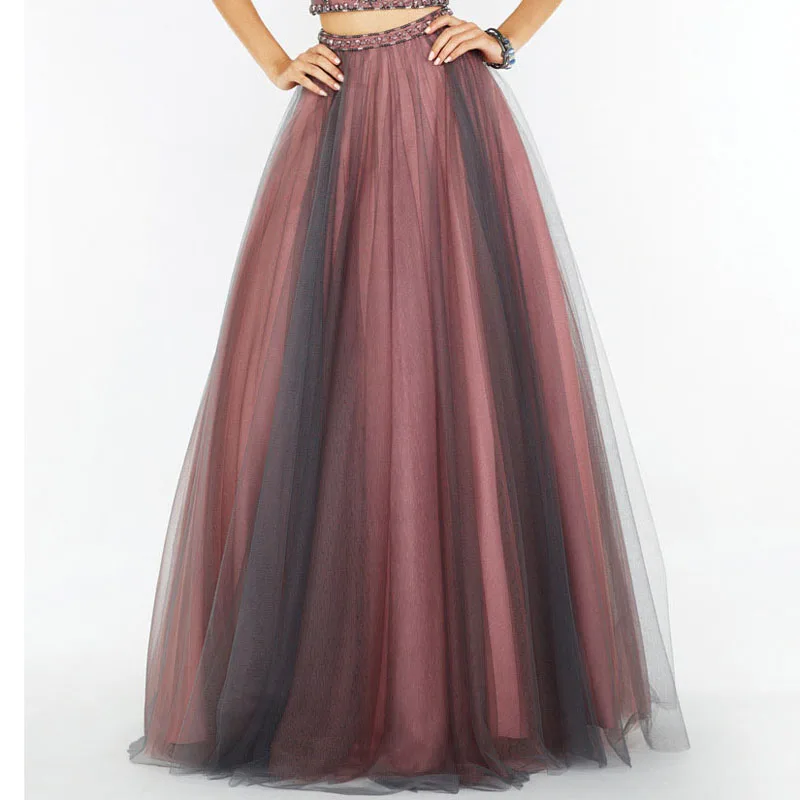 Hippie Style Long Tulle Skirt Pink and Gray Mixed Color Fashion Maxi Skirt for Women to Formal Party Gothic Faldas Saia Jupe
Hippie Style Long Tulle Skirt Pink and Gray Mixed Color Fashion Maxi Skirt for Women to Formal Party Gothic Faldas Saia Jupe