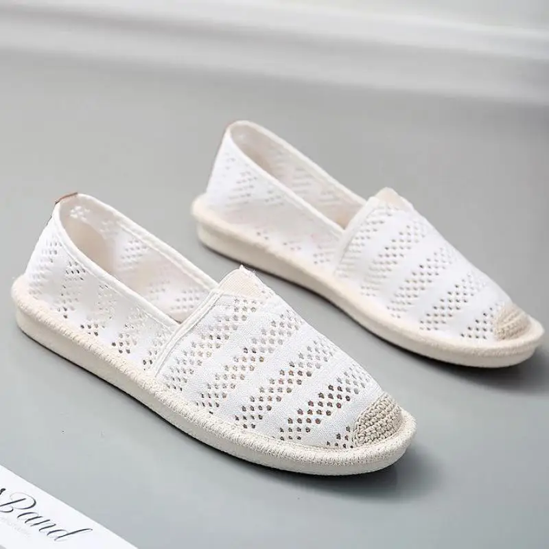 Fisherman Shoes Women Loafers Summer Hollow Breathable Fashion Casual Slip-on Flats Shoes All-match White Hollow Air Mesh Flats
Fisherman Shoes Women Loafers Summer Hollow Breathable Fashion Casual Slip-on Flats Shoes All-match White Hollow Air Mesh Flats