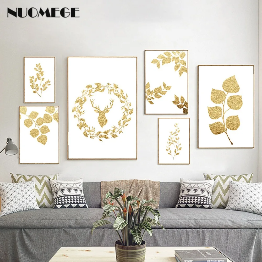 Nordic Simple Canvas Painting Gold Leaf Plant Posters and Prints Decorative Pictures for Bedroom or Dining Room Home Decor
Nordic Simple Canvas Painting Gold Leaf Plant Posters and Prints Decorative Pictures for Bedroom or Dining Room Home Decor