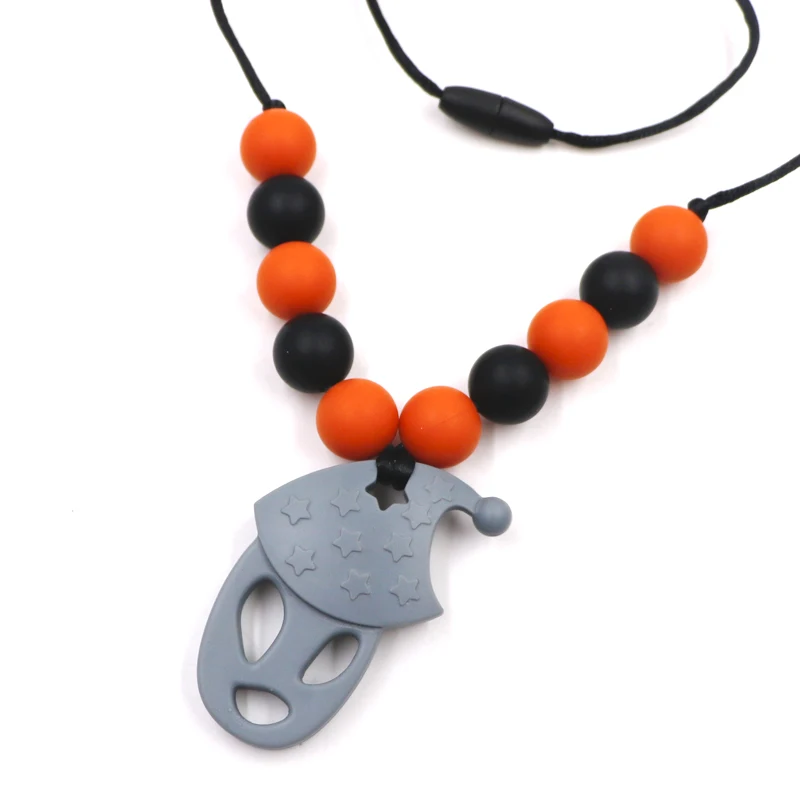 BPA Silicone Teeth Necklaces Baby Chewable Fashion Jewelry Nursing Necklace Pacifier Chain Necklace for Baby Chew Toys
BPA Silicone Teeth Necklaces Baby Chewable Fashion Jewelry Nursing Necklace Pacifier Chain Necklace for Baby Chew Toys