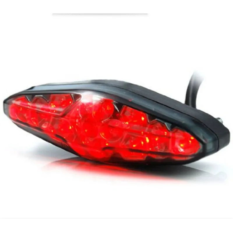 Universal Motorcycle Scooter LED Tail Brake Light Lamp Motorbike Modified Brake Tail Lights Black Aluminum Alloy Brake Lights
Universal Motorcycle Scooter LED Tail Brake Light Lamp Motorbike Modified Brake Tail Lights Black Aluminum Alloy Brake Lights