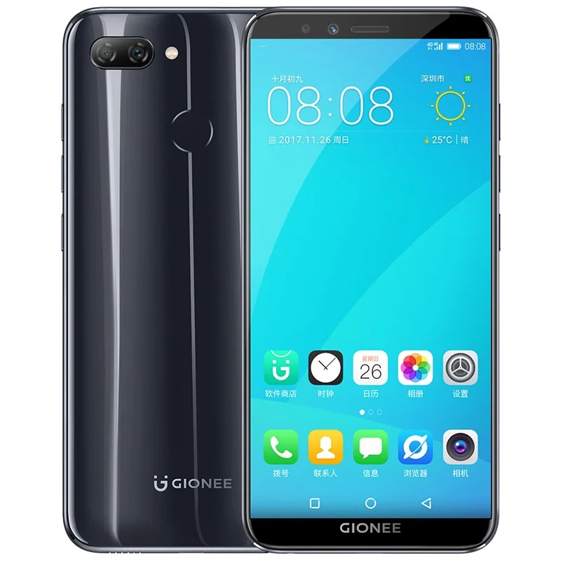 Новый Gionee F6 мобильный телефон Android 7 1 4G LTE Snapdragon MSM8937 Восьмиядерный 3g + 32G глобальная