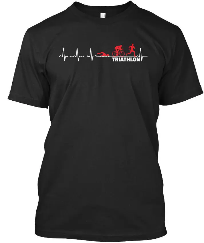 2019 New Short Sleeve Men Fashion Men T Shirts Round Neck Triathlon Heartbeat Red - Stylisches Make T Shirts
2019 New Short Sleeve Men Fashion Men T Shirts Round Neck Triathlon Heartbeat Red - Stylisches Make T Shirts