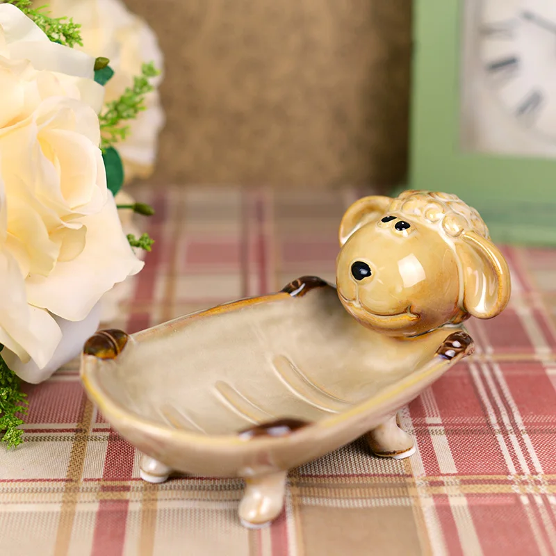 Ceramic Lamb Figurine Soap Dish Decorative Porcelain Tabletop Sheep Key Organizer Houseware Trinket Ornament Gift and Craft
Ceramic Lamb Figurine Soap Dish Decorative Porcelain Tabletop Sheep Key Organizer Houseware Trinket Ornament Gift and Craft