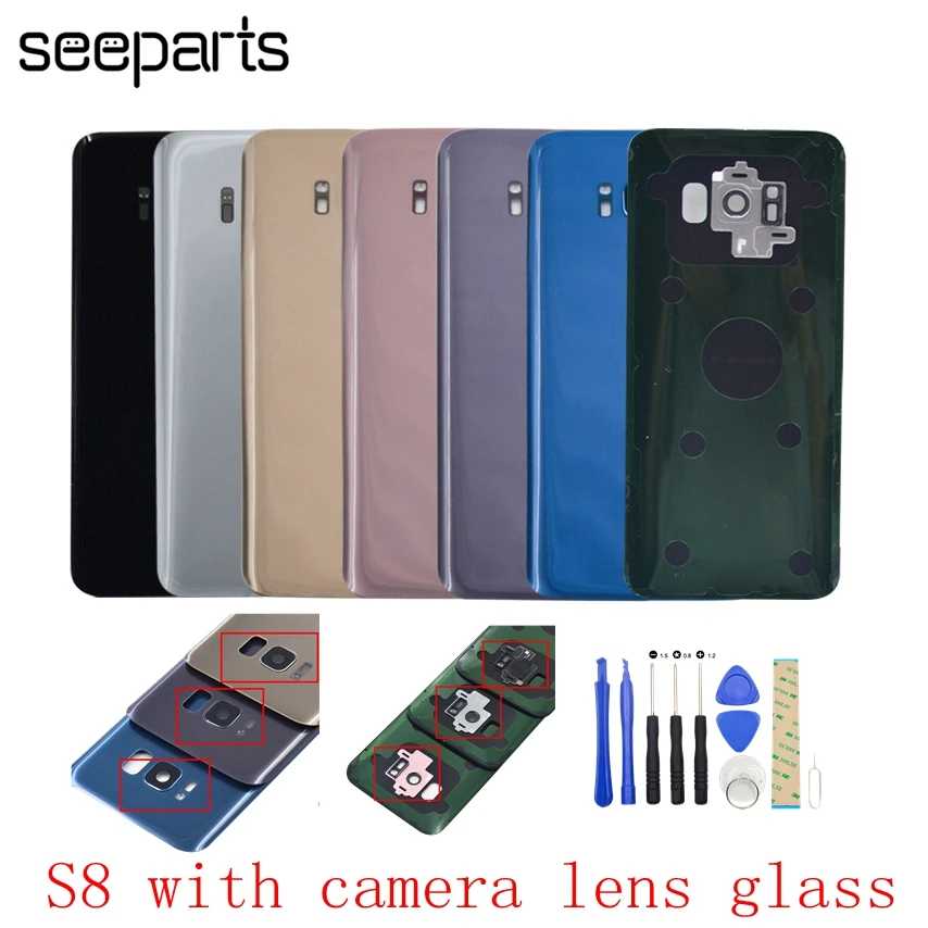 5.8" For SAMSUNG Galaxy S8 G950F Back Battery Cover Door Rear Glass Housing Case Replace For SAMSUNG S8 Battery Cover
5.8" For SAMSUNG Galaxy S8 G950F Back Battery Cover Door Rear Glass Housing Case Replace For SAMSUNG S8 Battery Cover