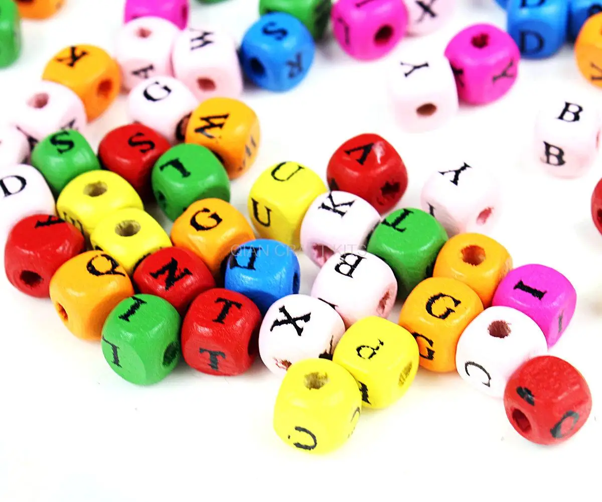 600 Mixed colors alphabet letters Wood wooden beads for Necklace bracelet diy 8mm Wooden Cube Initial Bead Square Beads
600 Mixed colors alphabet letters Wood wooden beads for Necklace bracelet diy 8mm Wooden Cube Initial Bead Square Beads