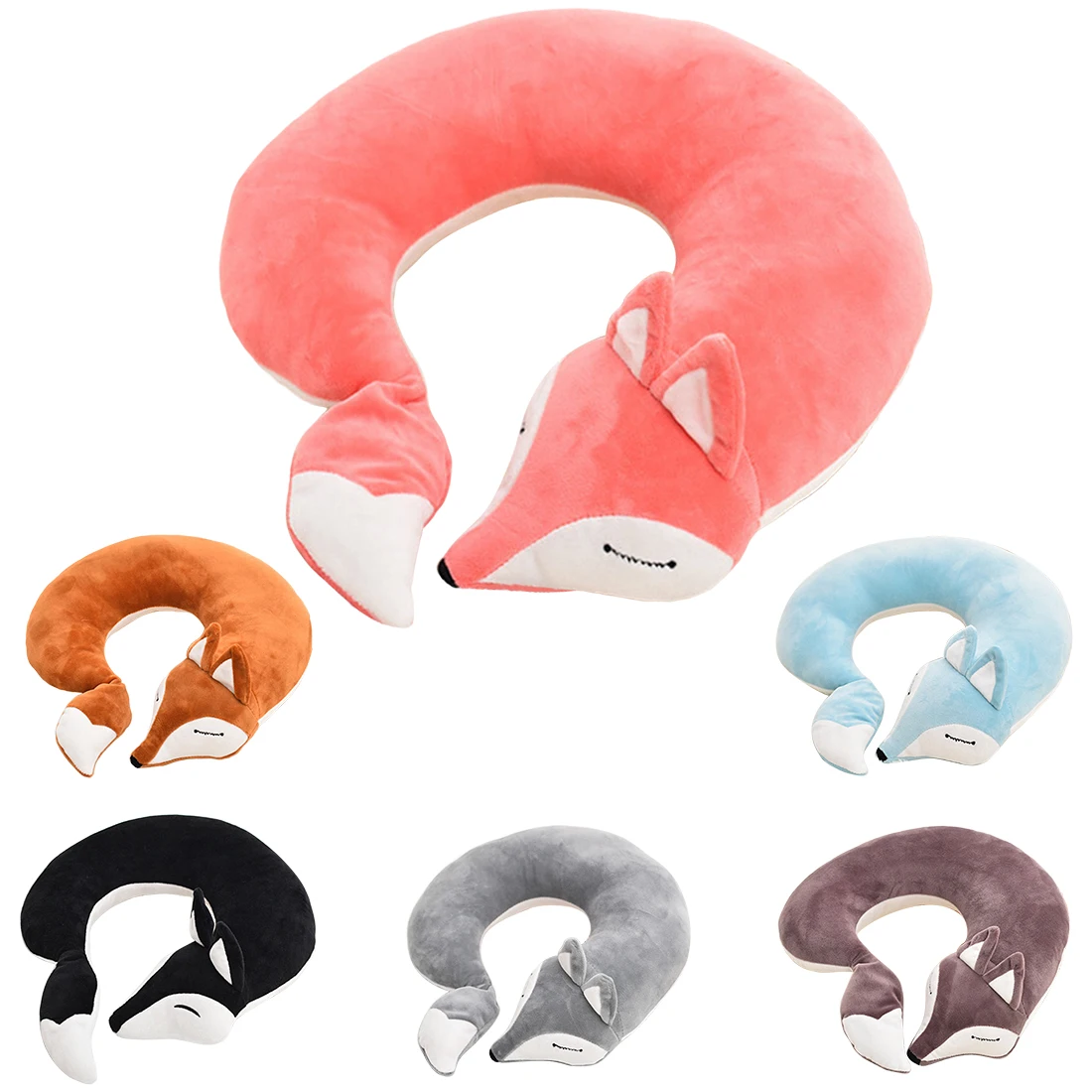 Lovely Cartoon U Shape Pillow Fox Animal Plush U Shape Neck Pillow Travel Car Home Pillow Nap for Flight Plane Travel
Lovely Cartoon U Shape Pillow Fox Animal Plush U Shape Neck Pillow Travel Car Home Pillow Nap for Flight Plane Travel