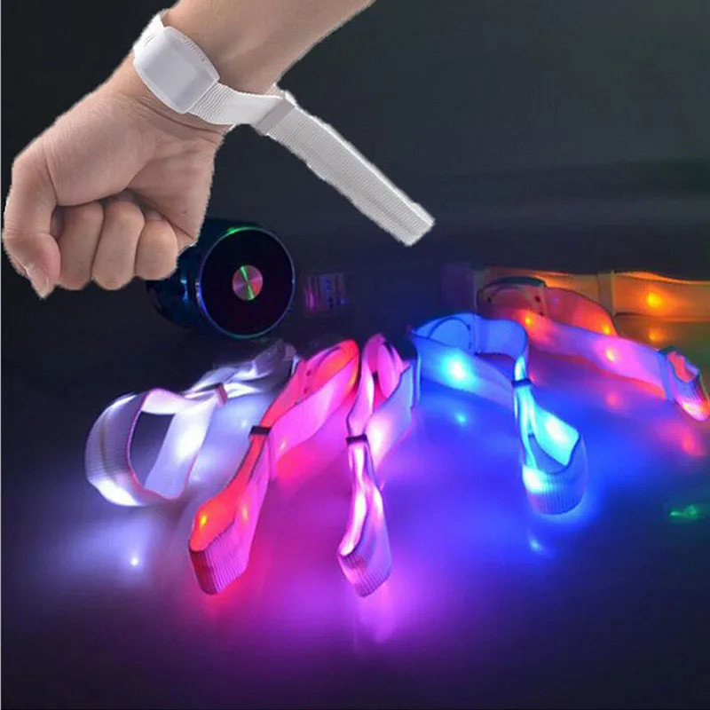 Voice Control Colorful LED Bracelet Light Up Flashing Glowing Sound Activated Wristband Popular Toys Party Decoration ZA3383
Voice Control Colorful LED Bracelet Light Up Flashing Glowing Sound Activated Wristband Popular Toys Party Decoration ZA3383