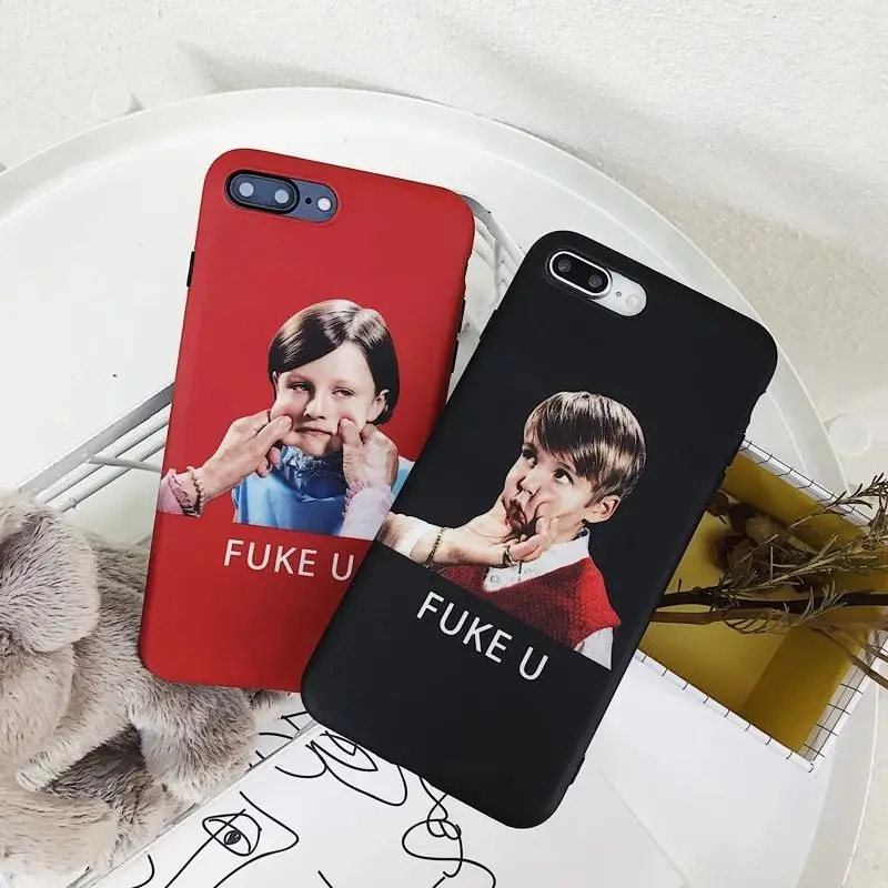 GlamPhoneCase Забавный чехол для телефона iPhone X 8 8PLUS мягкая Задняя накладка чехла из ТПУ